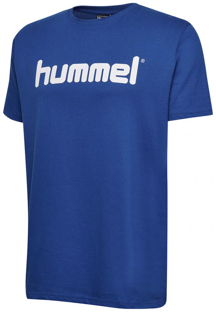 Футболка HMLGO COTTON LOGO T-SHIRT S/S 203-513-7045-S Взрослые Мужской СИНИЙ