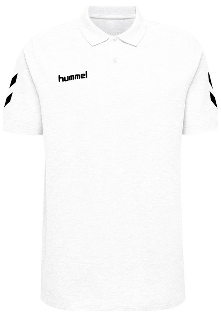 Футболка-поло HMLGO COTTON POLO 203-520-9001-M Взрослые Мужской БЕЛЫЙ