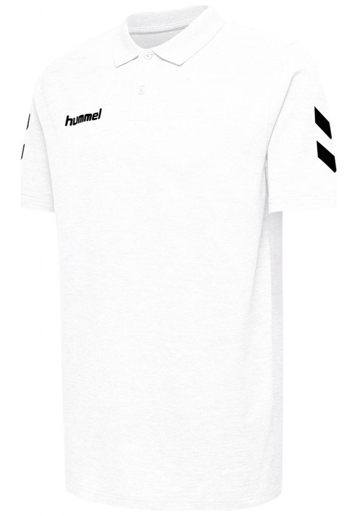 Футболка-поло HMLGO COTTON POLO 203-520-9001-S Взрослые Мужской БЕЛЫЙ