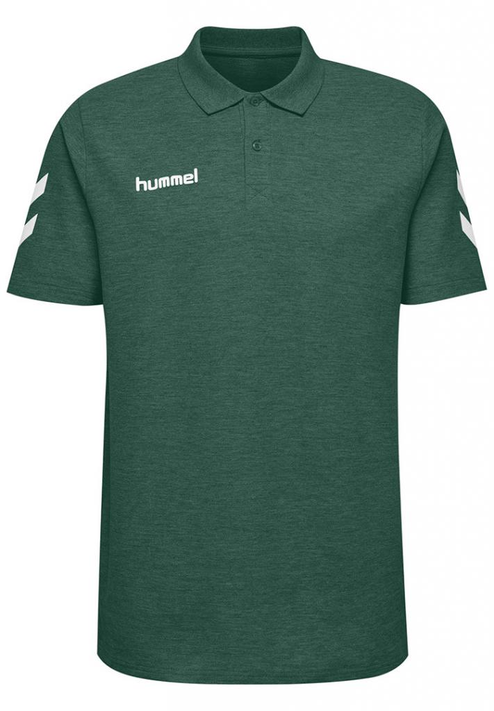 Футболка-поло HMLGO COTTON POLO 203-520-6140-XXL Взрослые Мужской ЗЕЛЁНЫЙ