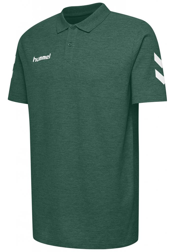 Футболка-поло HMLGO COTTON POLO 203-520-6140-XXL Взрослые Мужской ЗЕЛЁНЫЙ