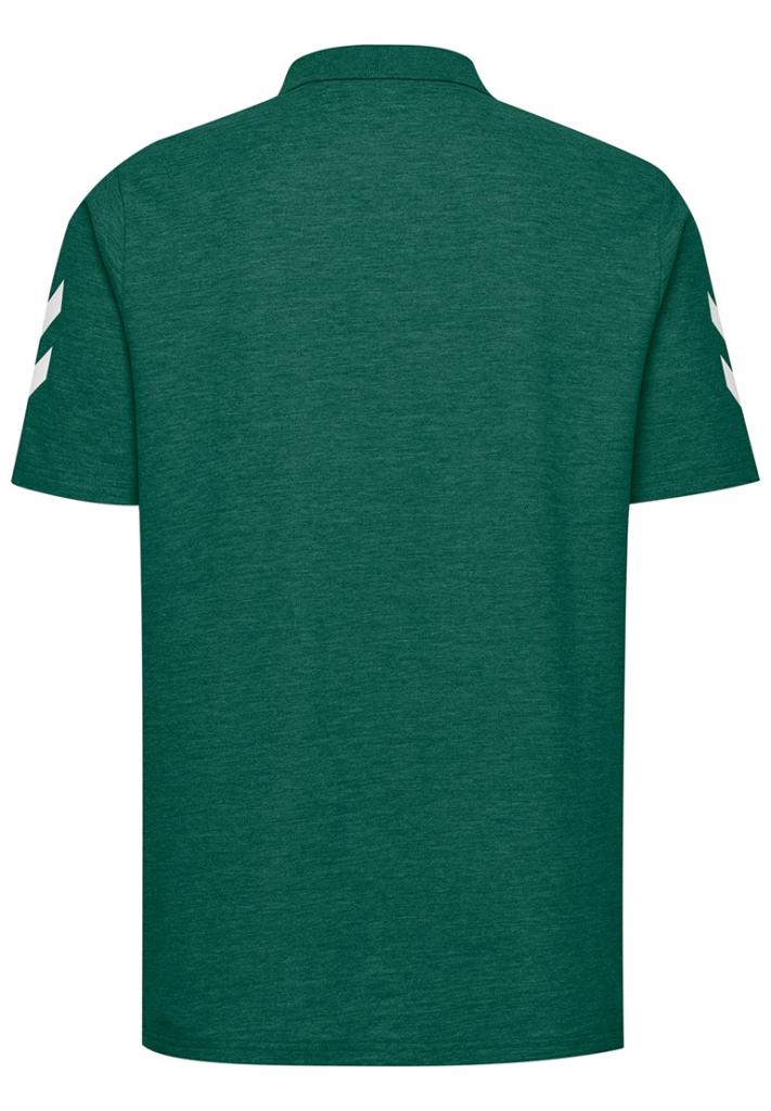 Футболка-поло HMLGO COTTON POLO 203-520-6140-L Взрослые Мужской ЗЕЛЁНЫЙ