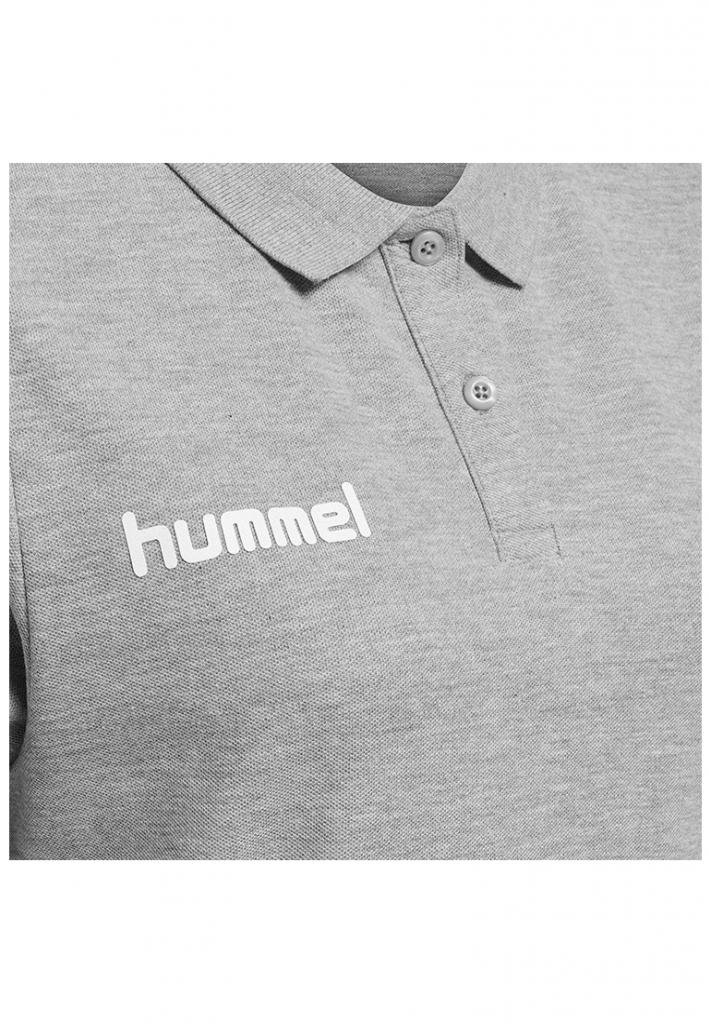 Футболка-поло женская HMLGO COTTON POLO WOMAN 203-522-2006-M Взрослые Женский СЕРЫЙ