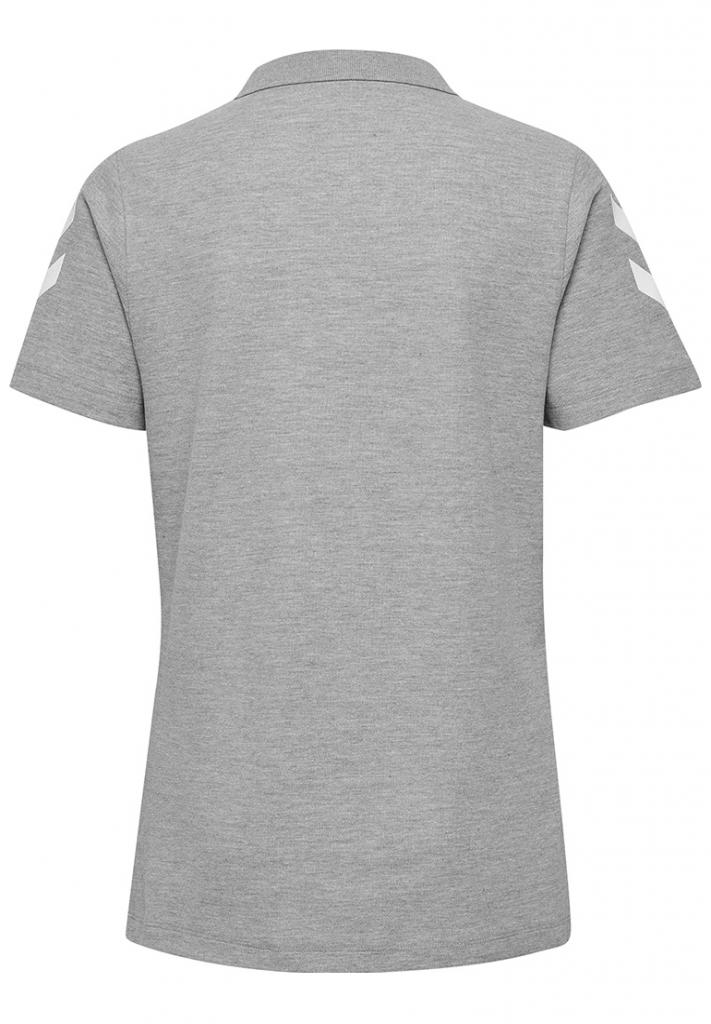 Футболка-поло женская HMLGO COTTON POLO WOMAN 203-522-2006-M Взрослые Женский СЕРЫЙ