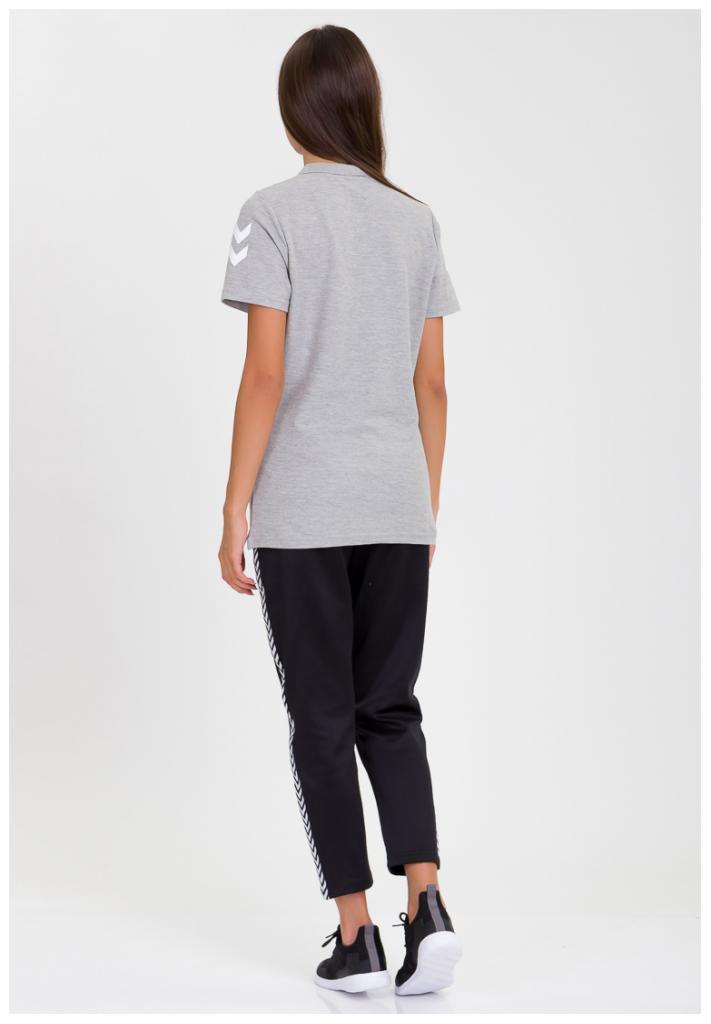 Футболка-поло жіноча HMLGO COTTON POLO WOMAN 203-522-2006-S Дорослі Жіноча СІРИЙ