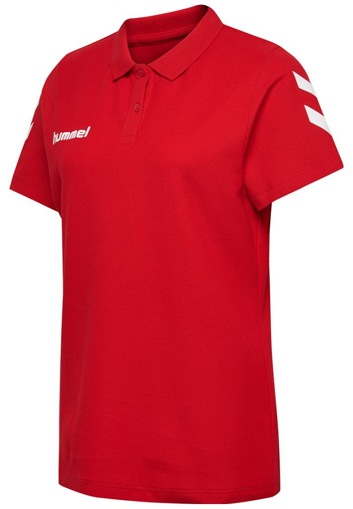 Футболка-поло женская HMLGO COTTON POLO WOMAN 203-522-3062-L Взрослые Женский КРАСНЫЙ
