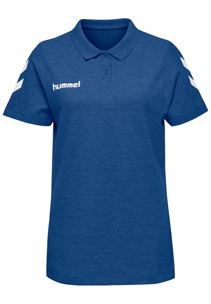 Футболка-поло женская HMLGO COTTON POLO WOMAN 203-522-7045-XL Взрослые Женский СИНИЙ