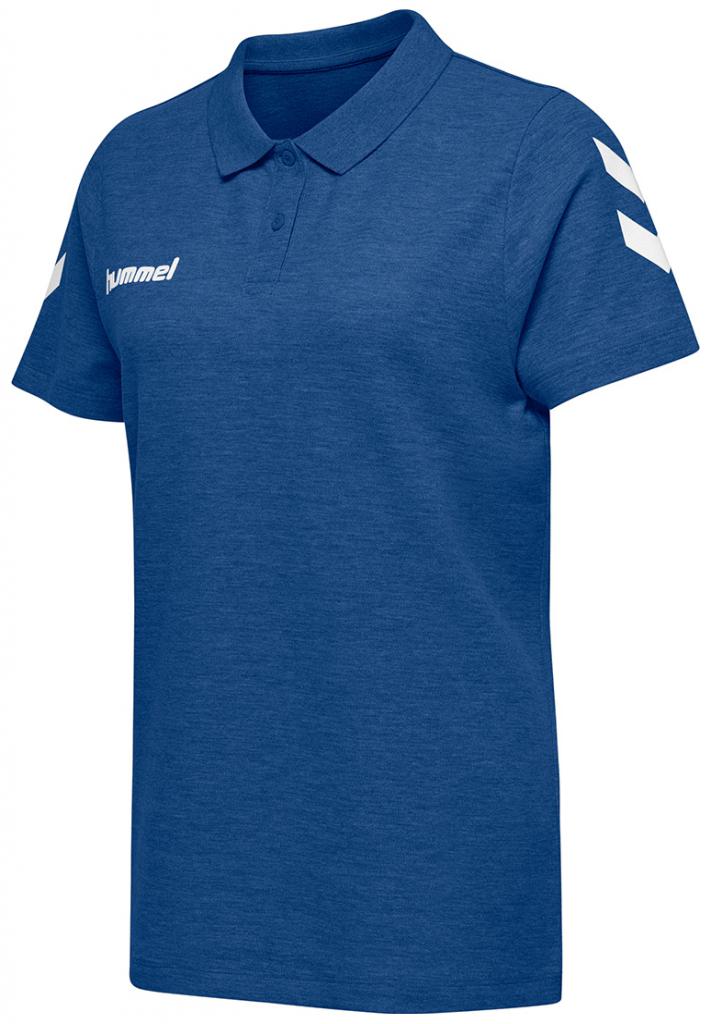 Футболка-поло женская HMLGO COTTON POLO WOMAN 203-522-7045-XS Взрослые Женский СИНИЙ