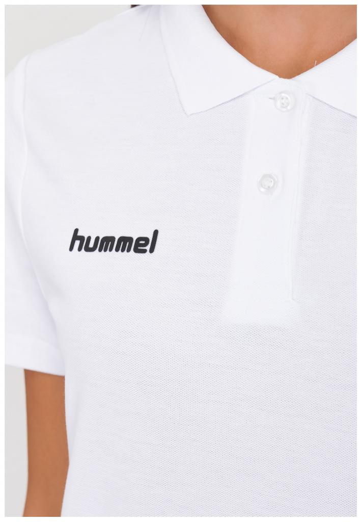 Футболка-поло женская HMLGO COTTON POLO WOMAN 203-522-9001-S Взрослые Женский БЕЛЫЙ