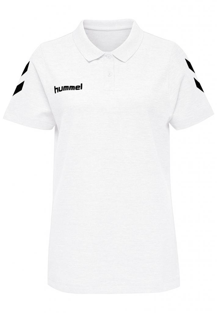 Футболка-поло женская HMLGO COTTON POLO WOMAN 203-522-9001-S Взрослые Женский БЕЛЫЙ
