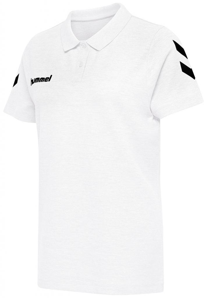 Футболка-поло женская HMLGO COTTON POLO WOMAN 203-522-9001-S Взрослые Женский БЕЛЫЙ
