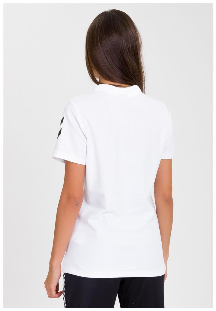 Футболка-поло женская HMLGO COTTON POLO WOMAN 203-522-9001-S Взрослые Женский БЕЛЫЙ
