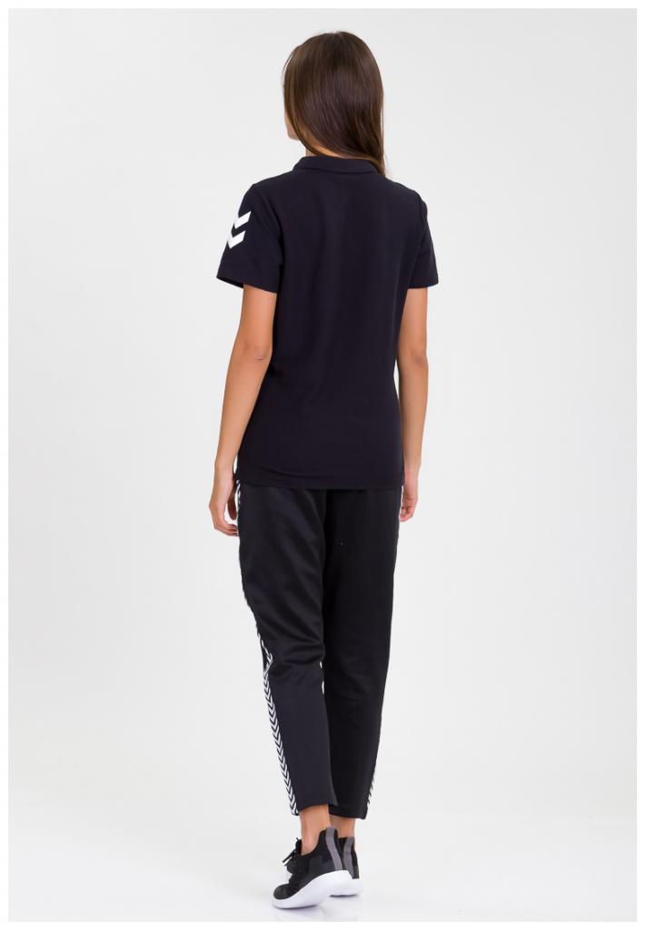 Футболка-поло женская HMLGO COTTON POLO WOMAN 203-522-2001-S Взрослые Женский ЧЕРНЫЙ