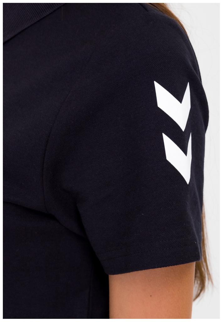 Футболка-поло женская HMLGO COTTON POLO WOMAN 203-522-2001-XS Взрослые Женский ЧЕРНЫЙ