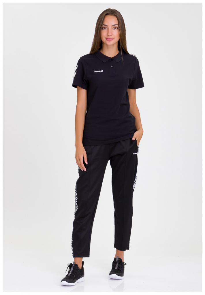 Футболка-поло женская HMLGO COTTON POLO WOMAN 203-522-2001-XS Взрослые Женский ЧЕРНЫЙ