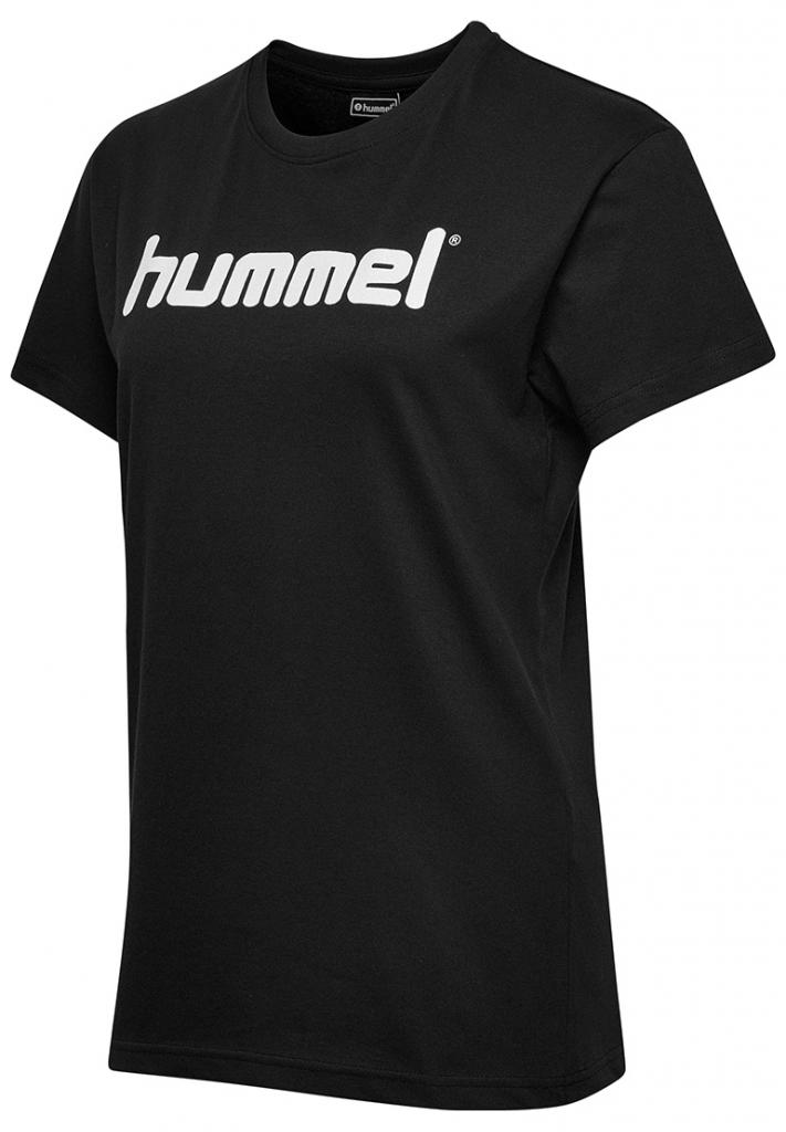 Футболка женская HMLGO COTTON LOGO T-SHIRT WOMAN S/S 203-518-2001-XS Взрослые Женский ЧЕРНЫЙ
