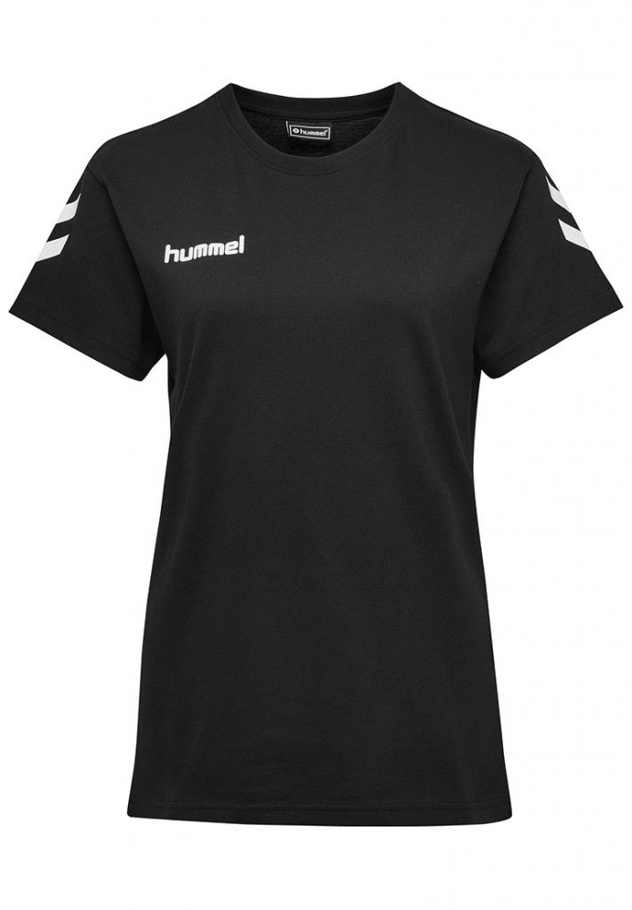 Футболка женская HMLGO COTTON T-SHIRT WOMAN S/S 203-440-2001-S Взрослые Женский ЧЕРНЫЙ