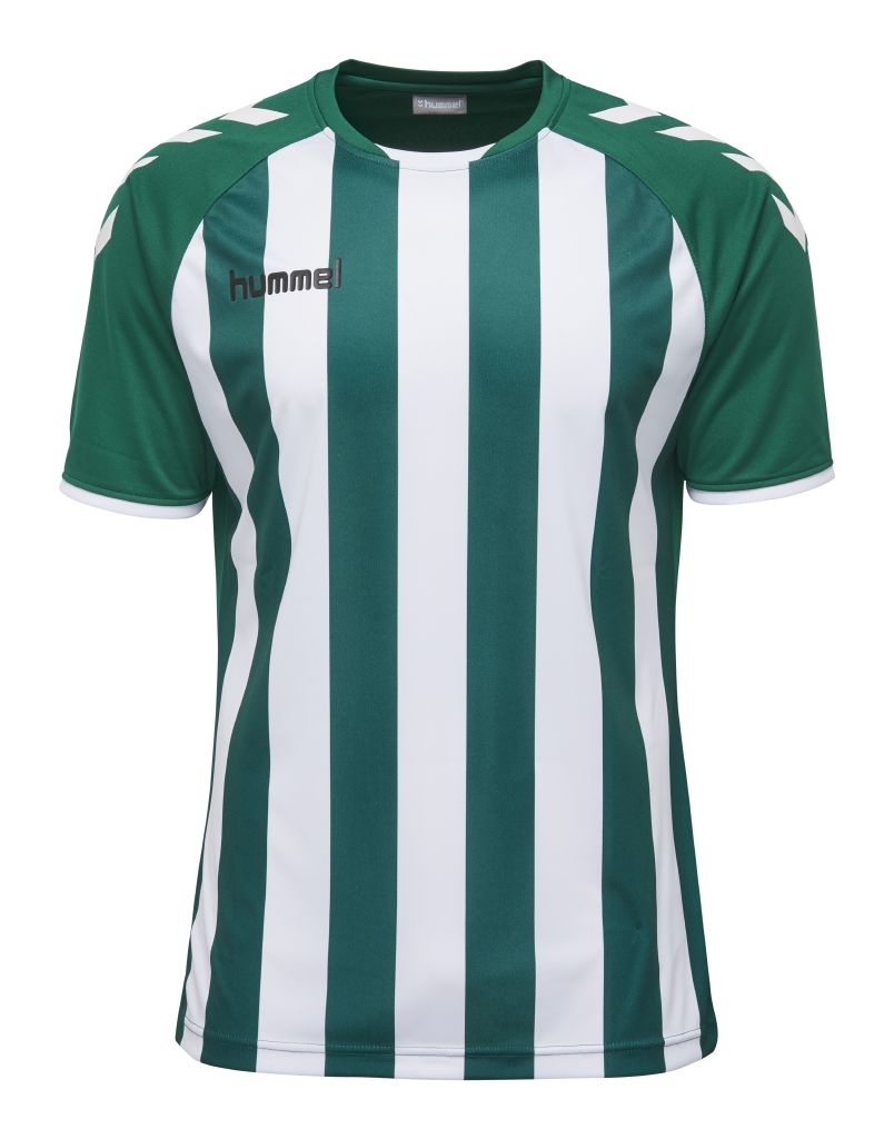 Футболка CORE STRIPED SS JERSEY 003-755-6131-S Взрослые Мужской ЗЕЛЁНЫЙ
