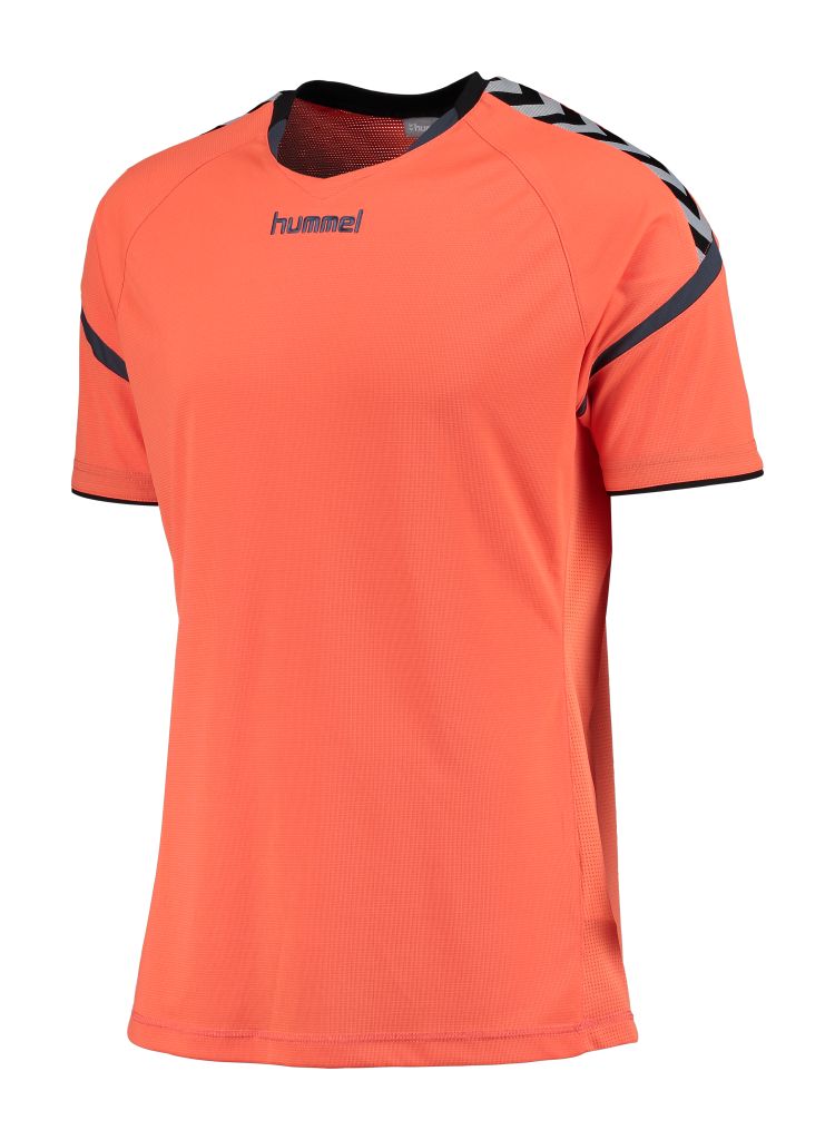 Футболка AUTH. CHARGE SS POLY JERSEY 003-677-0366-S Дорослі Чоловіча ПОМАРАНЧЕВИЙ
