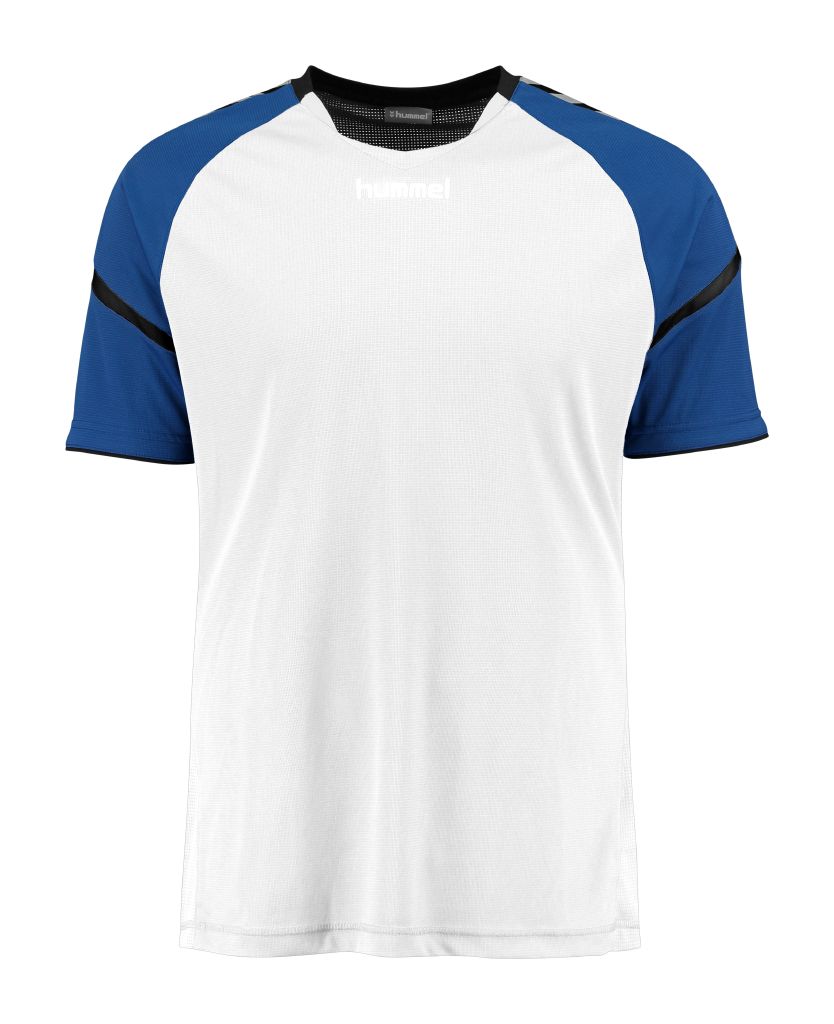 Футболка AUTH. CHARGE SS POLY JERSEY 003-677-9368-S Дорослі Чоловіча БІЛИЙ-СИНІЙ