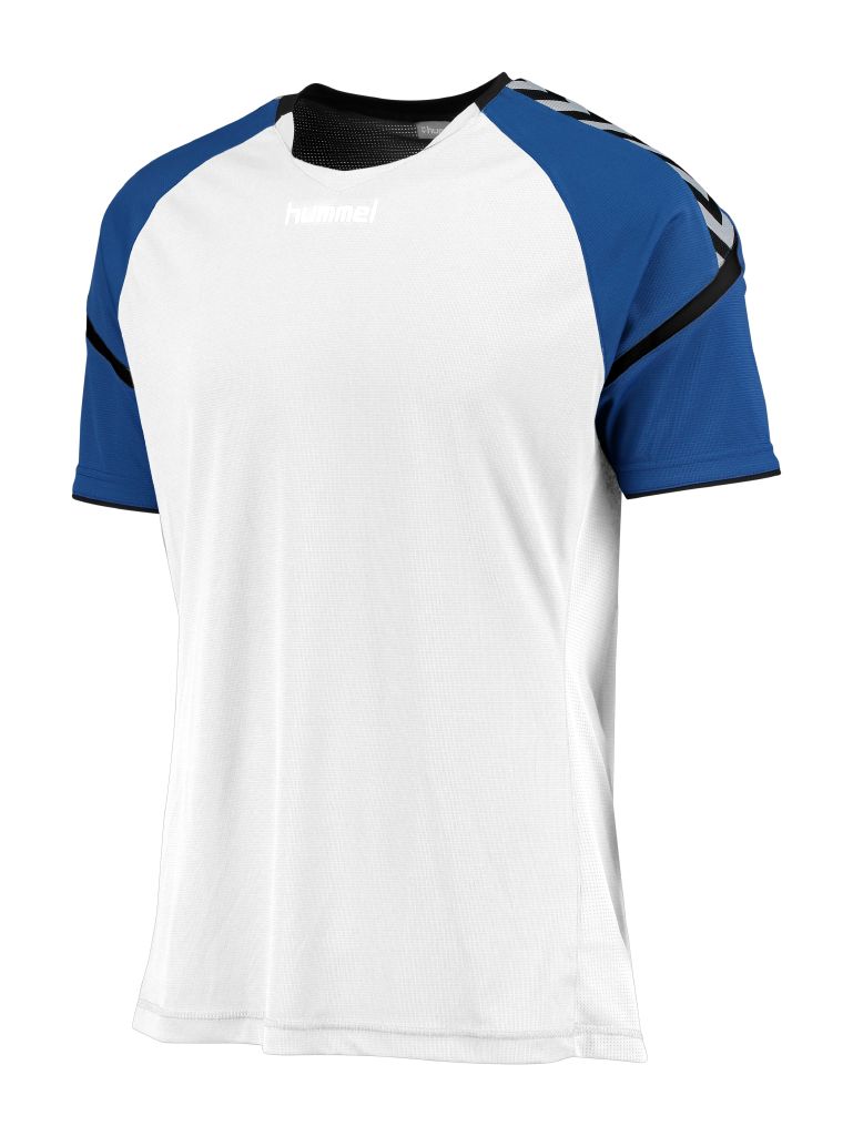 Футболка AUTH. CHARGE SS POLY JERSEY 003-677-9368-S Дорослі Чоловіча БІЛИЙ-СИНІЙ