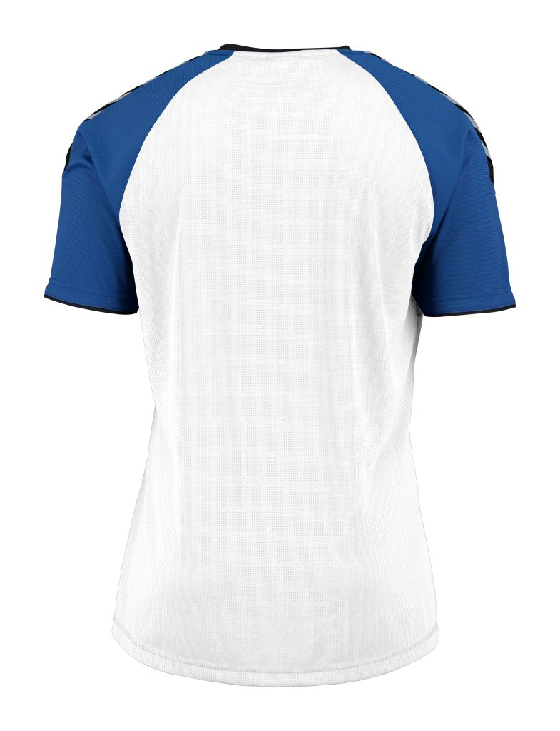 Футболка AUTH. CHARGE SS POLY JERSEY 003-677-9368-S Дорослі Чоловіча БІЛИЙ-СИНІЙ