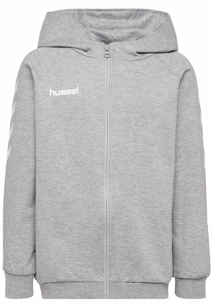 Кофта детская HMLGO KIDS COTTON ZIP HOODIE 204-231-2006-176 Подростки и дети Мужской СЕРЫЙ