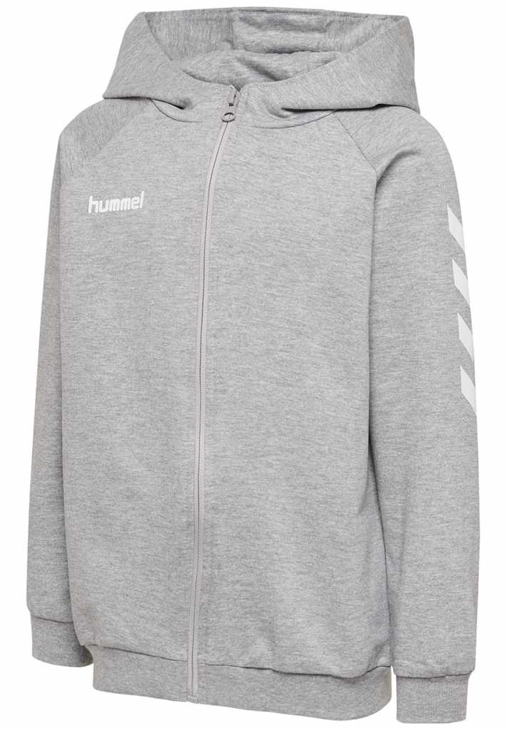 Кофта детская HMLGO KIDS COTTON ZIP HOODIE 204-231-2006-164 Подростки и дети Мужской СЕРЫЙ