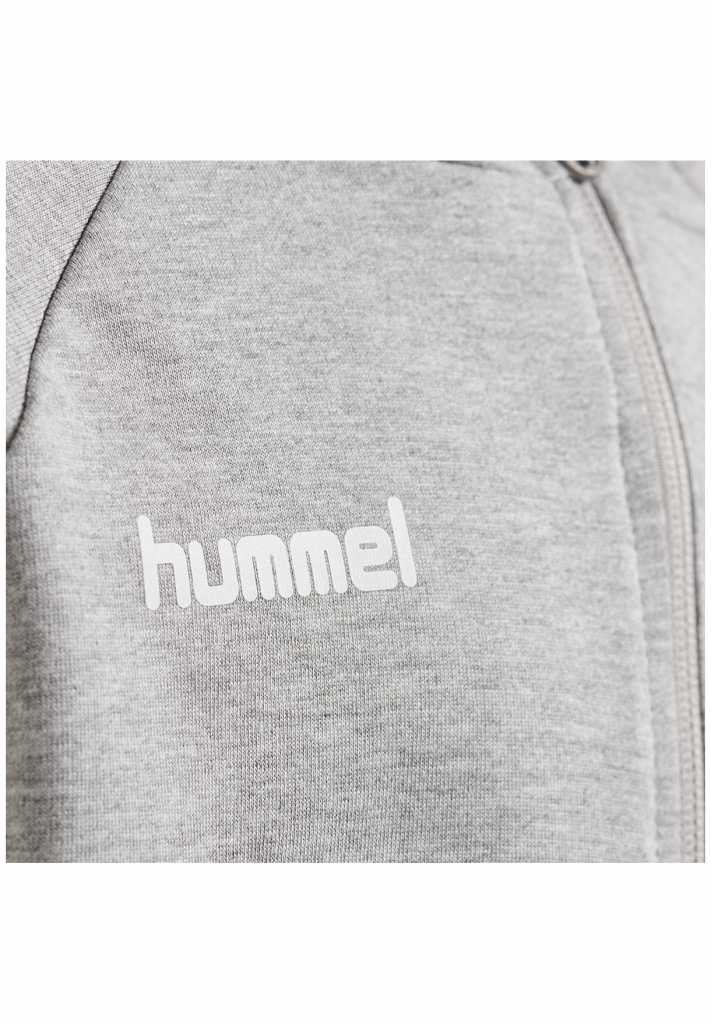 Кофта детская HMLGO KIDS COTTON ZIP HOODIE 204-231-2006-128 Подростки и дети Мужской СЕРЫЙ