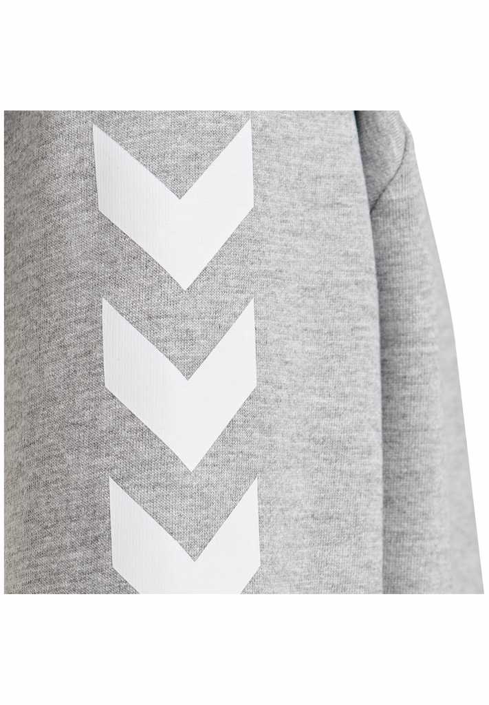 Кофта детская HMLGO KIDS COTTON ZIP HOODIE 204-231-2006-140 Подростки и дети Мужской СЕРЫЙ