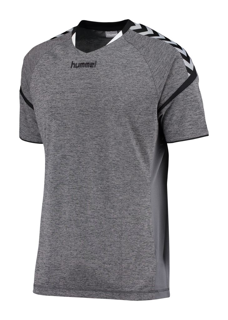 Футболка дитяча Hummel AUTH. CHARGE SS POLY JERSEY 103-677-2007-140-152 Підлітки і діти Унісекс СІРИЙ