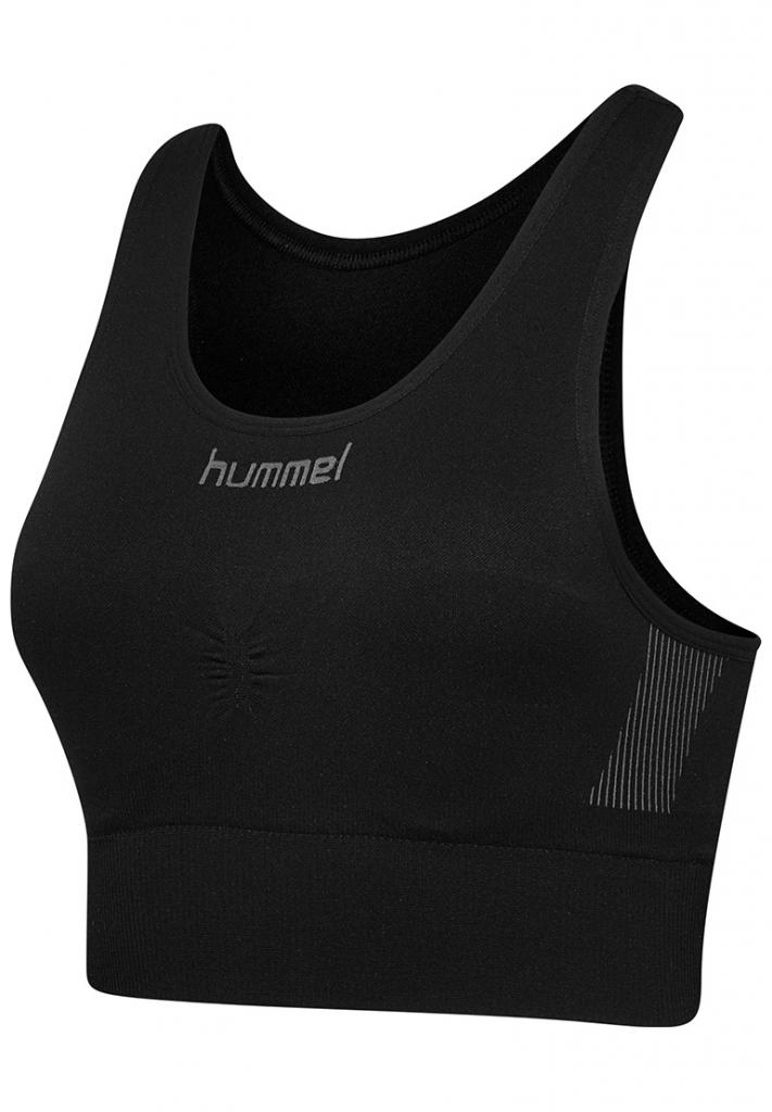 Топ HUMMEL FIRST SEAMLESS BRA WOMEN 202-647-2001-M/L Взрослые Женский ЧЕРНЫЙ