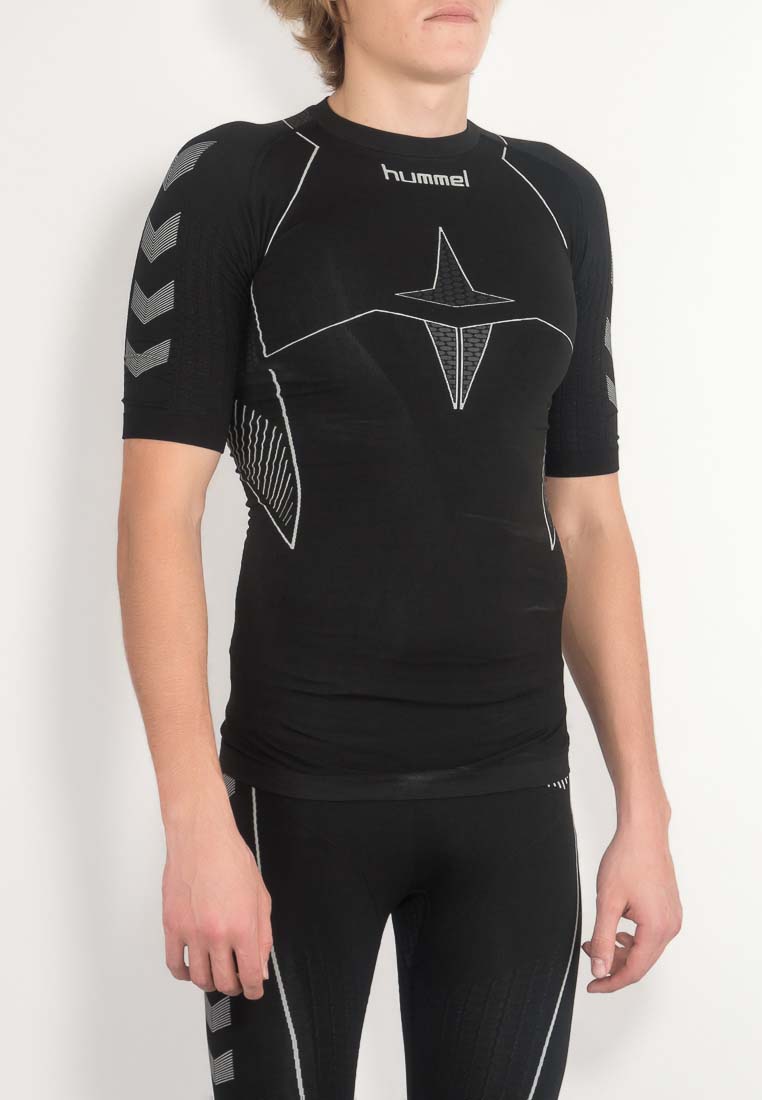 Футболка HERO BASELAYER MEN SS JERSEY 003-999-2055-XS/S Дорослі Чоловіча ЧОРНИЙ