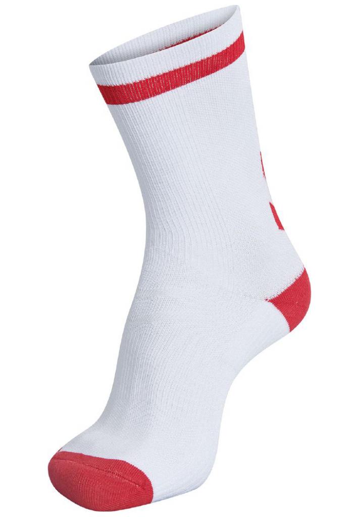 Носки ELITE INDOOR SOCK LOW 203-400-9402-39-42 Взрослые Унисекс БЕЛЫЙ-КРАСНЫЙ