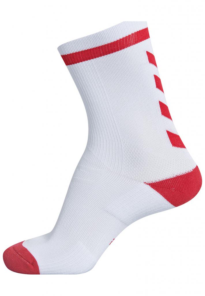 Носки ELITE INDOOR SOCK LOW 204-043-9402-39-42 Взрослые Унисекс БЕЛЫЙ-КРАСНЫЙ