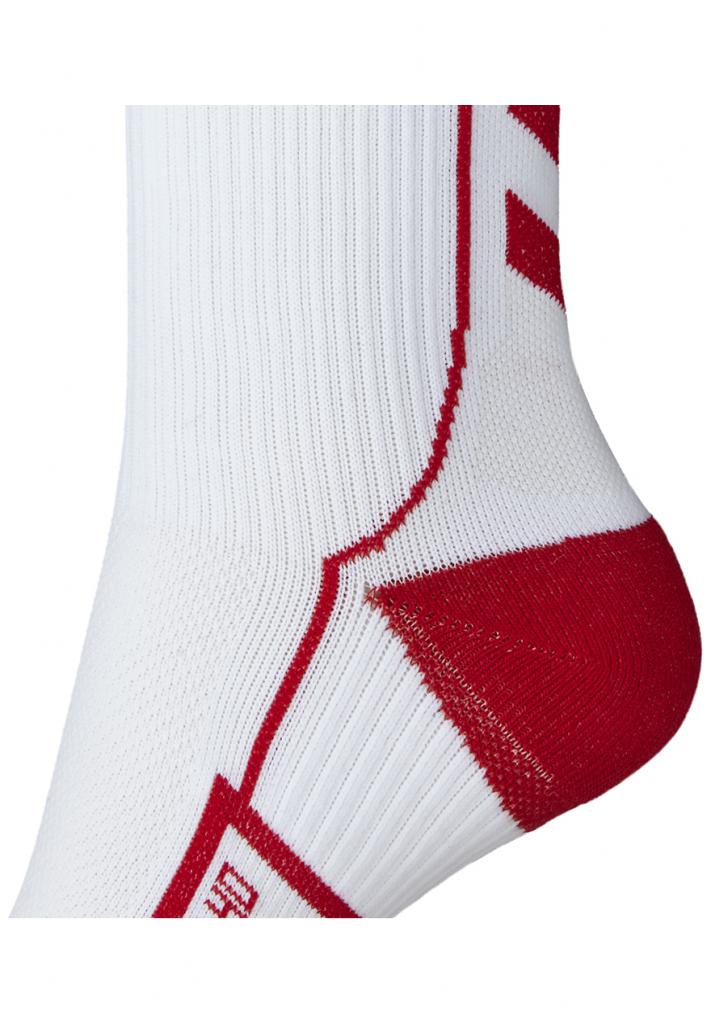 Носки функциональные TECH INDOOR SOCK HIGH 021-075-9402-8(32-35) Взрослые;Подростки и дети Унисекс БЕЛЫЙ-КРАСНЫЙ
