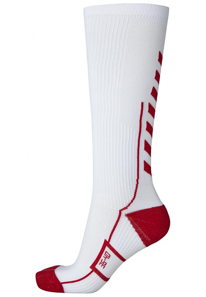 Носки функциональные TECH INDOOR SOCK HIGH 021-075-9402-8(32-35) Взрослые;Подростки и дети Унисекс БЕЛЫЙ-КРАСНЫЙ