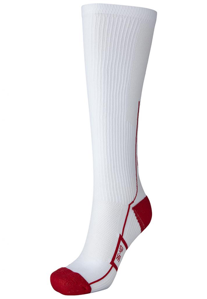 Носки функциональные TECH INDOOR SOCK HIGH 021-075-9402-12(41-45) Взрослые;Подростки и дети Унисекс БЕЛЫЙ-КРАСНЫЙ