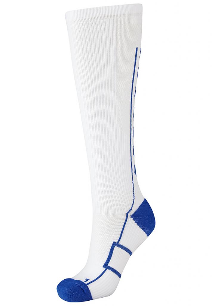 Носки функциональные TECH INDOOR SOCK HIGH 021-075-9368-10(36-40) Взрослые;Подростки и дети Унисекс БЕЛЫЙ-СИНИЙ