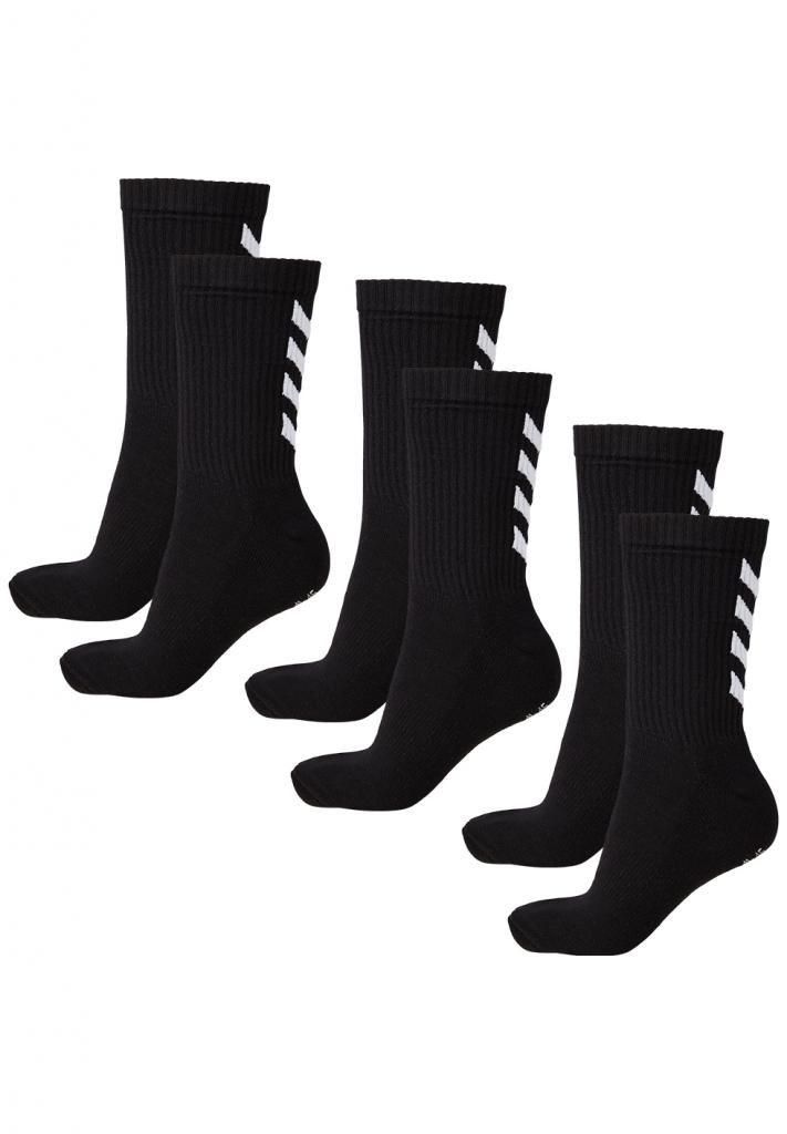 Носки FUNDAMENTAL 3-PACK SOCK 022-140-2001-8(32-35) Взрослые Унисекс ЧЕРНЫЙ