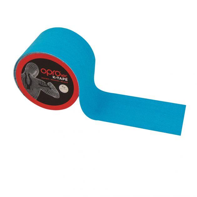 Кинезиологический тейп OPROtec Kinesiology Tape TEC57542 синий 5cм*5м