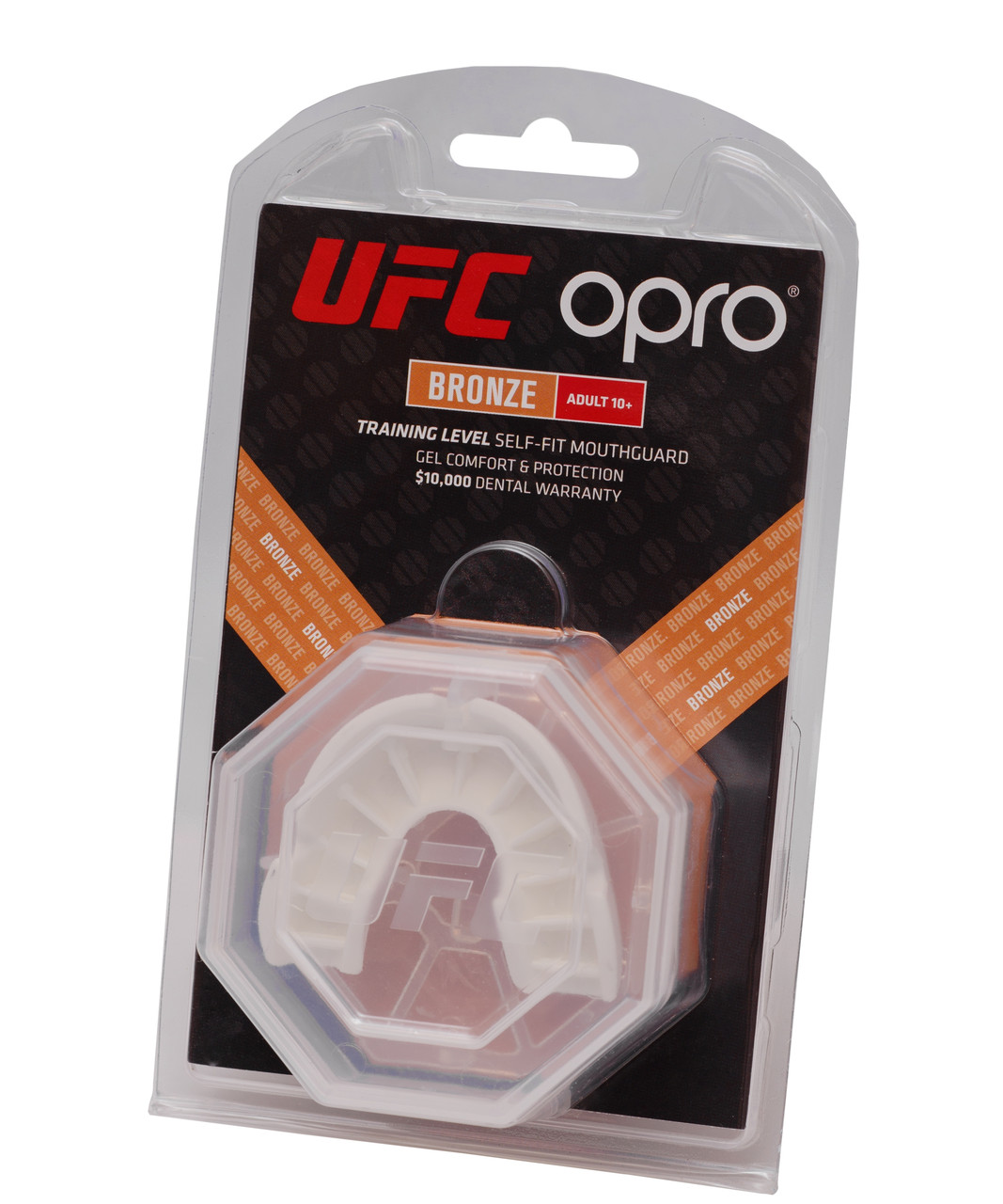 Капа OPRO Bronze UFC Hologram White (art.002258002)