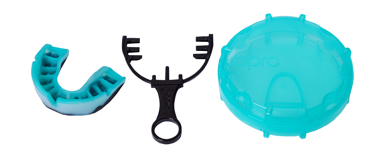 Капа OPRO Platinum Series Pearl/Mint/Black (art.002197002)
