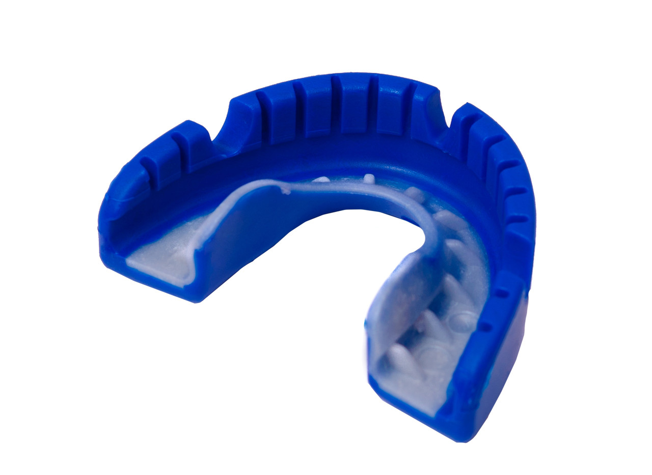 Капа OPRO Gold Braces Blue/Pearl (art.002194002)