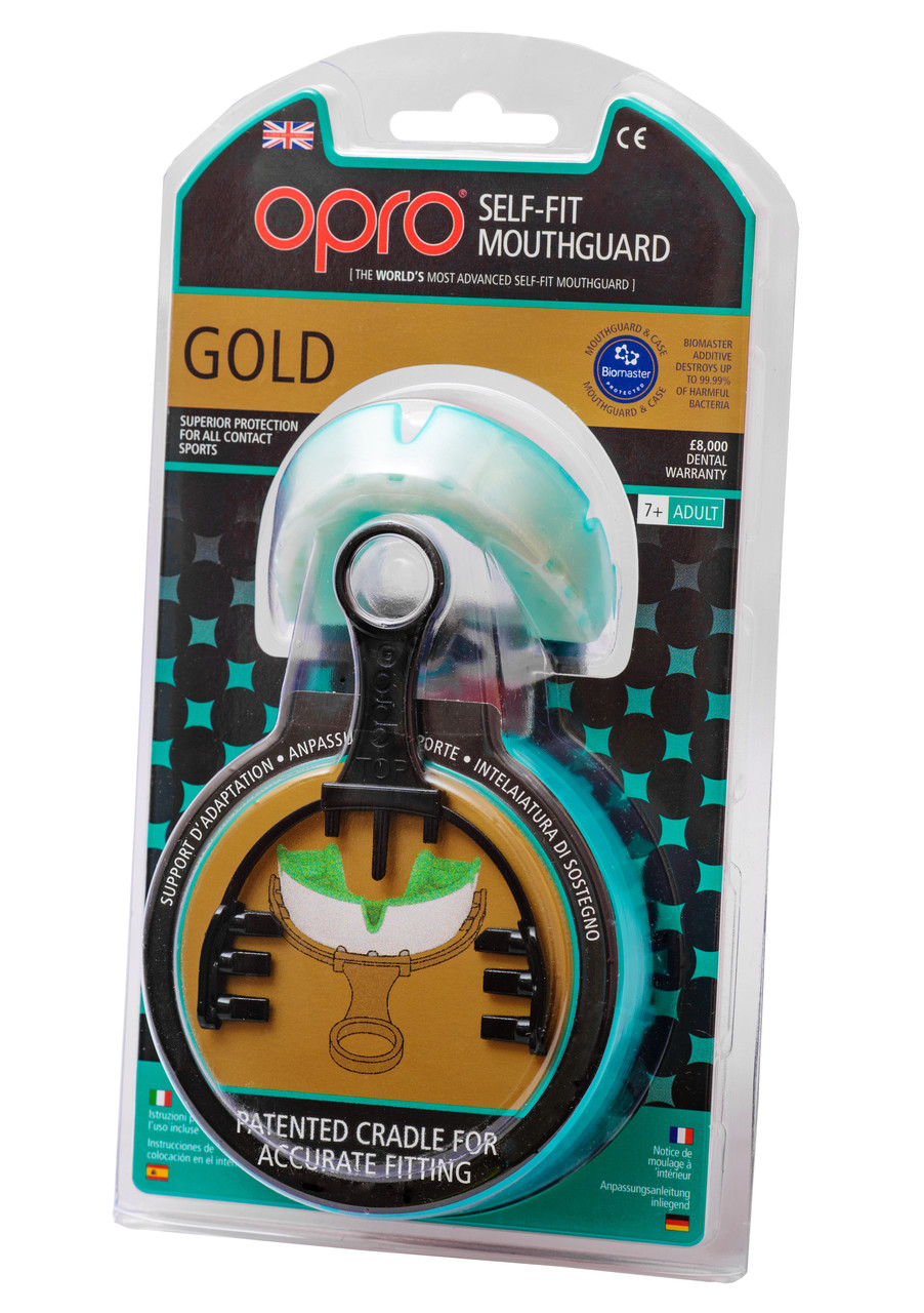 Капа OPRO Gold Series White/Pearl (art.002193006)
