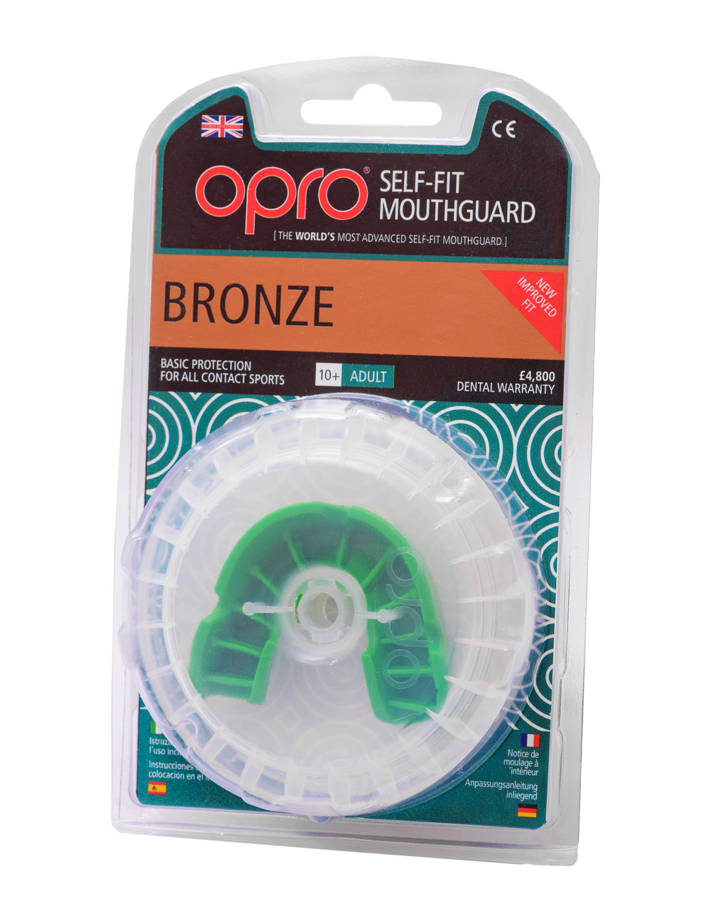 Капа OPRO Bronze Green (art.002184003)