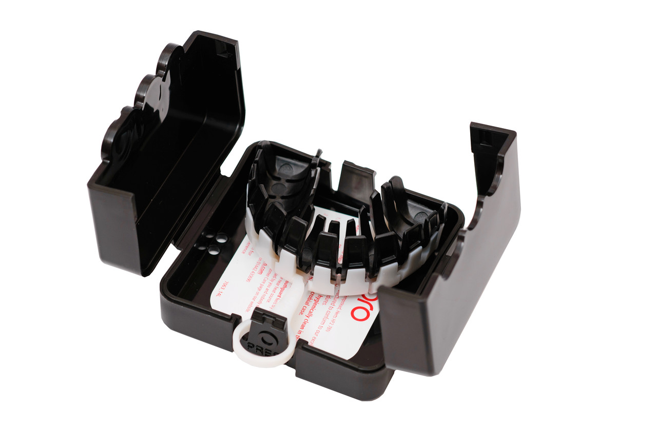 Капа OPRO Power - Fit Bling-Urban Series Dark Blue/White (art.002269006)