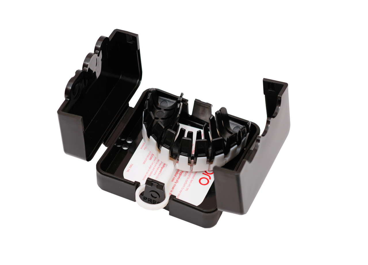 Капа OPRO Power-Fit Single Series White/Gold (art.002268004)