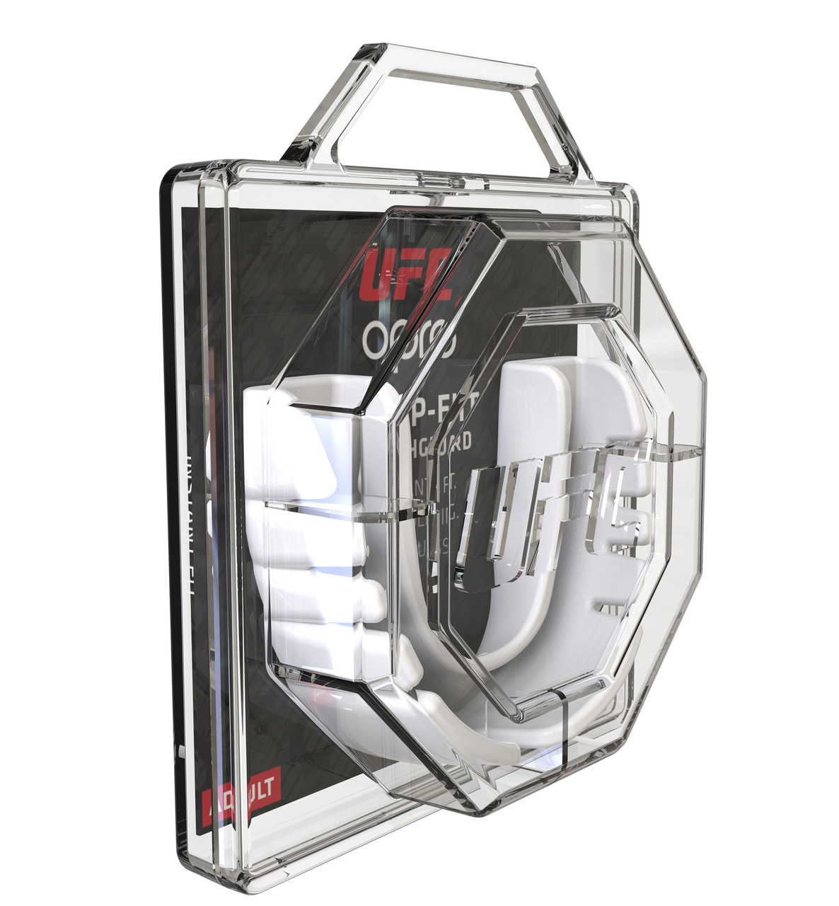 Капа OPRO Junior Snap-Fit UFC Hologram White (art.002263002)