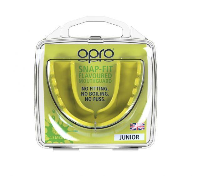 Капа OPRO Junior Snap-Fit Lemon Yellow Flavoured (art.002143007)